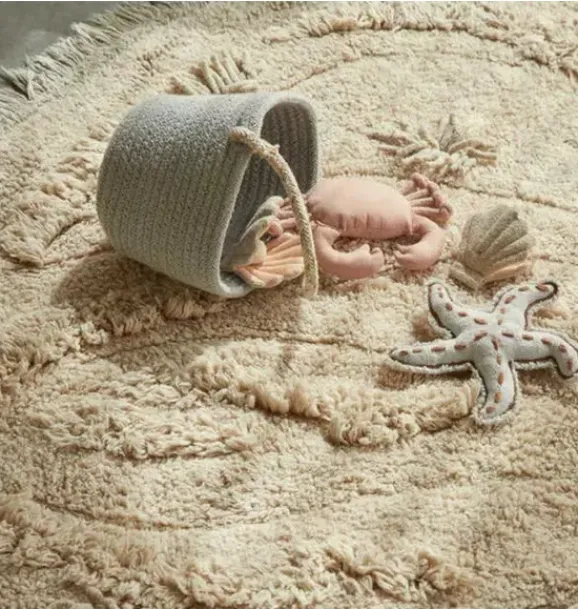 Janie and Jack Rugs-Washable Play Rug Island natural