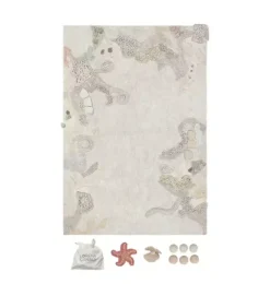 Janie and Jack Rugs-Washable Play Rug Seabed natural