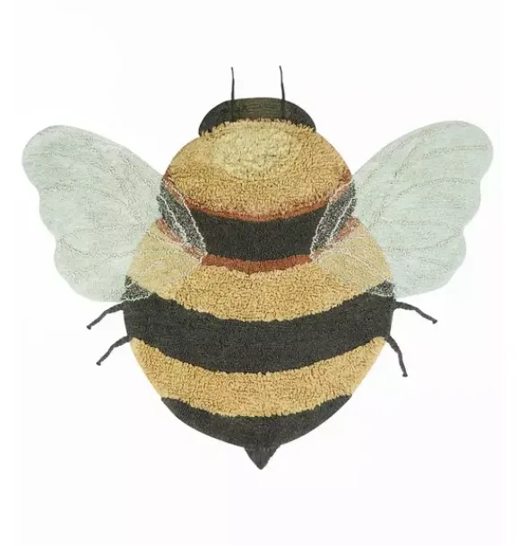 Janie and Jack Rugs-Washable Rug Bee multicolor