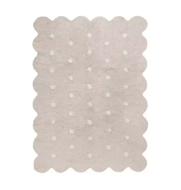 Janie and Jack Rugs-Washable Rug Biscuit beige