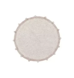 Janie and Jack Rugs-Washable Rug Bubbly Vintage Nude natural