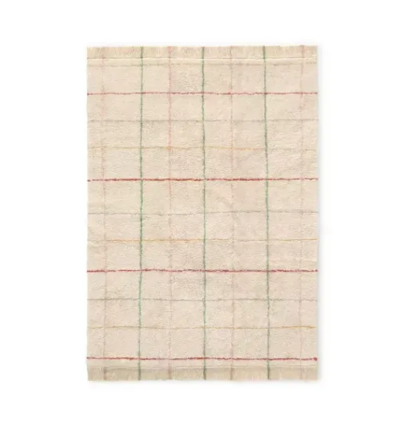 Janie and Jack Rugs-Washable Rug Color Lines multicolor