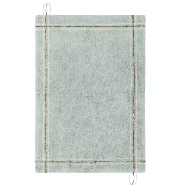 Janie and Jack Rugs-Washable Rug Cuisine Sage blue