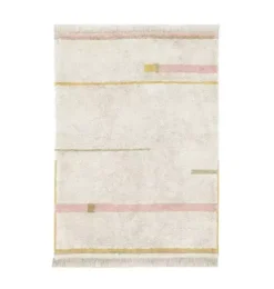 Janie and Jack Rugs-Washable Rug Lanes Vintage Nude natural and rose