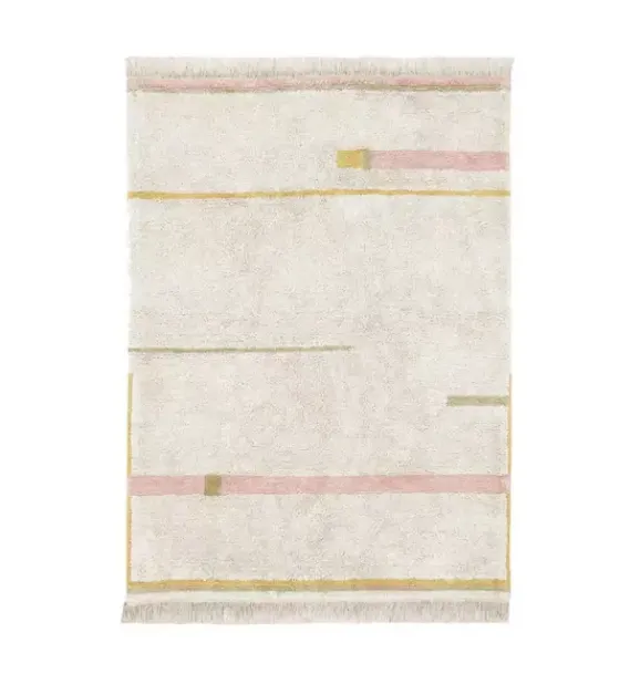 Janie and Jack Rugs-Washable Rug Lanes Vintage Nude natural and rose