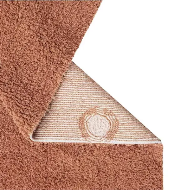 Janie and Jack Rugs-Washable Rug Mini Dot chestnut