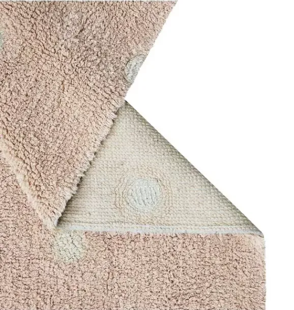 Janie and Jack Rugs-Washable Rug Mini Dot rose