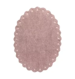 Janie and Jack Rugs-Washable Rug Pinecone Vintage Nude rose