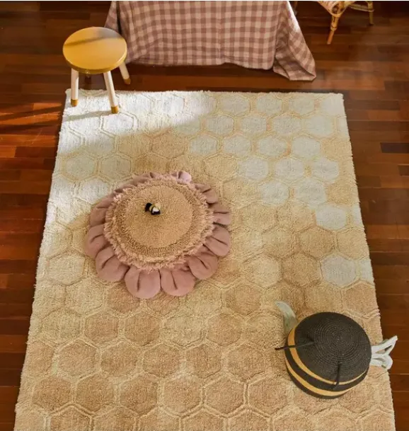 Janie and Jack Rugs-Washable Rug Sweet honey