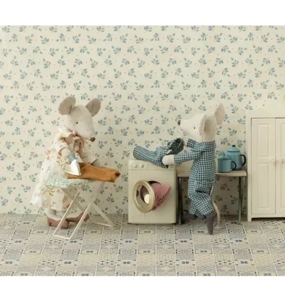 Janie and Jack Dolls-Washing Machine, Mouse off white