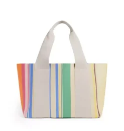 Janie and Jack Kids Accessories-Wellington Cabana Tote rainbow stripe