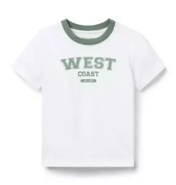 Janie and Jack Tees-West Coast Tee white