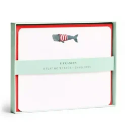 Janie and Jack Stationery-Whale Flat Notes multi