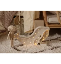 Janie and Jack Lighting-Whale Lamp albino white
