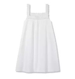 Janie and Jack Adult Pajamas|Petite Plume-Women's Twill Esme Nightgown in white