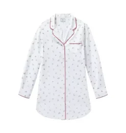 Janie and Jack Adult Pajamas|Petite Plume-Women's Twill Nightshirt in coastal charms