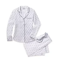 Janie and Jack Adult Pajamas|Petite Plume-Women's Twill Pajama in Buzzing Bees white