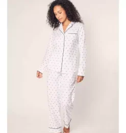 Janie and Jack Adult Pajamas|Petite Plume-Women's Twill Pajama in Buzzing Bees white