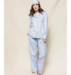 Janie and Jack Adult Pajamas|Petite Plume-Women's Twill Pajama Set in la mer
