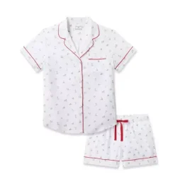 Janie and Jack Adult Pajamas|Petite Plume-Women's Twill Short Pajama Set in coastal charms