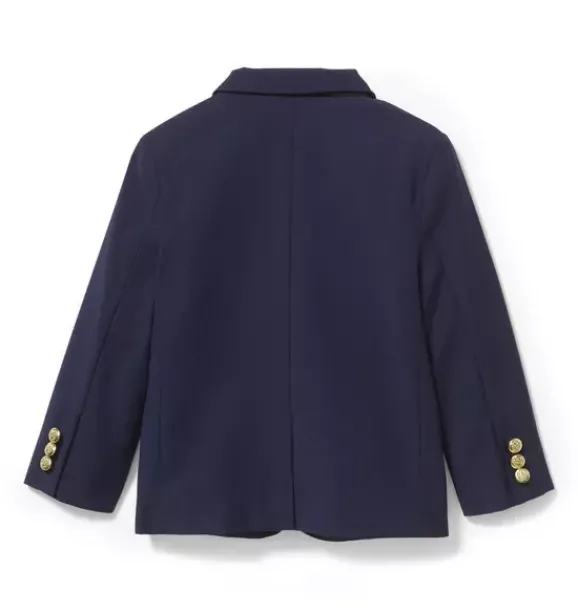 Janie and Jack Blazers & Vests|Jackets & Coats-Wool Suit Blazer navy blue