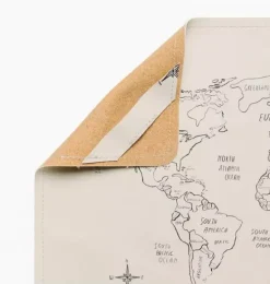 Janie and Jack Nursery|Diapering-Changing Mat world map